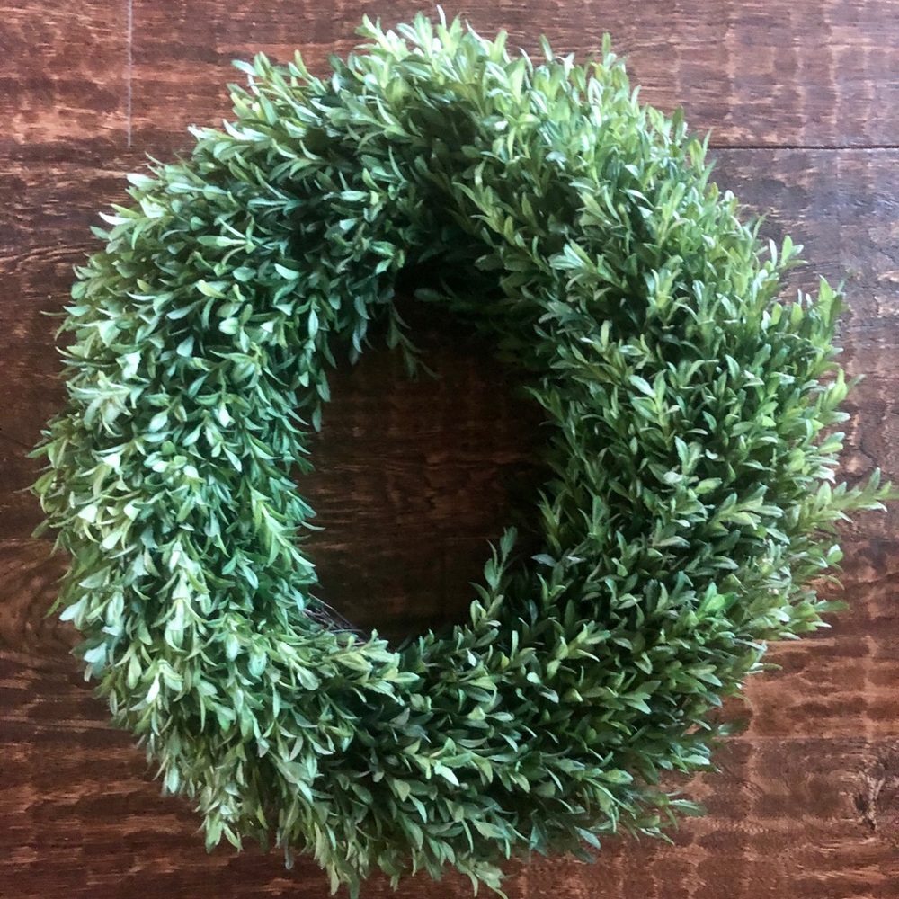 Magnolia Home Boxwood Wreath (NWOT)